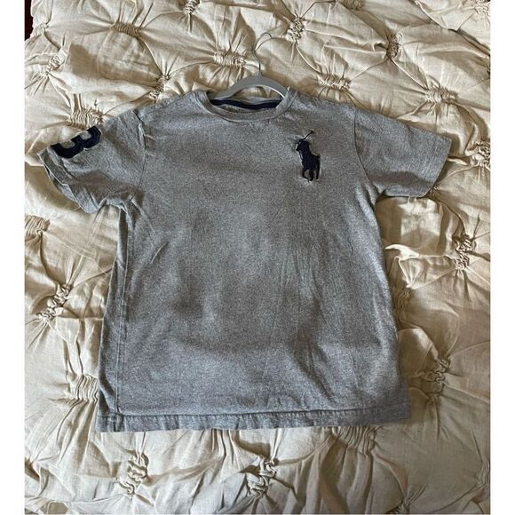 Polo by Ralph Lauren Big Pony t-shirt, gray, size small (8), cotton - Picture 8 of 16